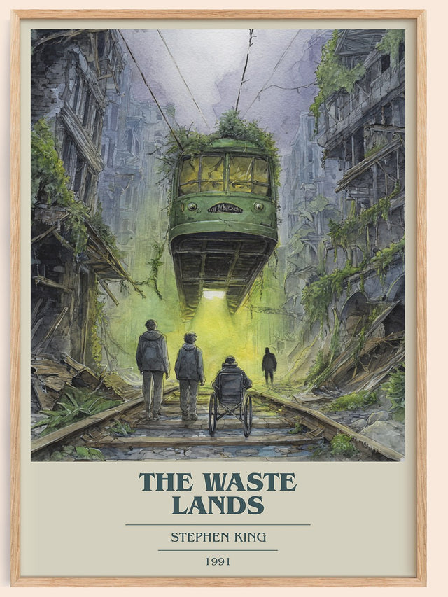 The waste lands Book Cover Poster by Stephen King
