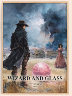 Wizard And Glass Book Watercolour Illustration by Stephen King