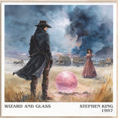 Wizard and Glass Literary Art Print by Stephen King