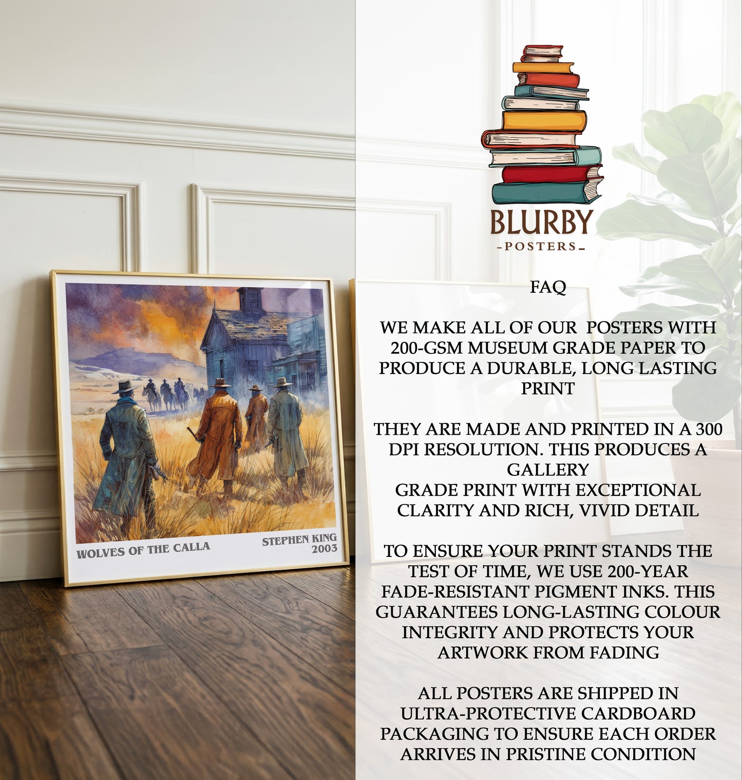 Wolves of the Calla Literary Art Print by Stephen King