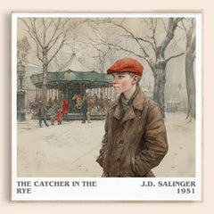 The Catcher in the Rye Literary Art Print by J. D. Salinger