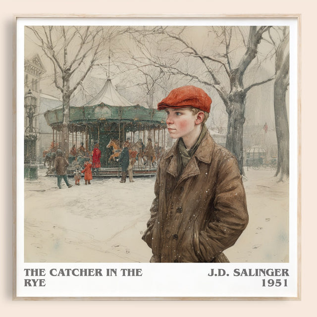 The Catcher in the Rye Literary Art Print by J. D. Salinger