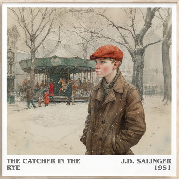 The Catcher in the Rye Literary Art Print by J. D. Salinger