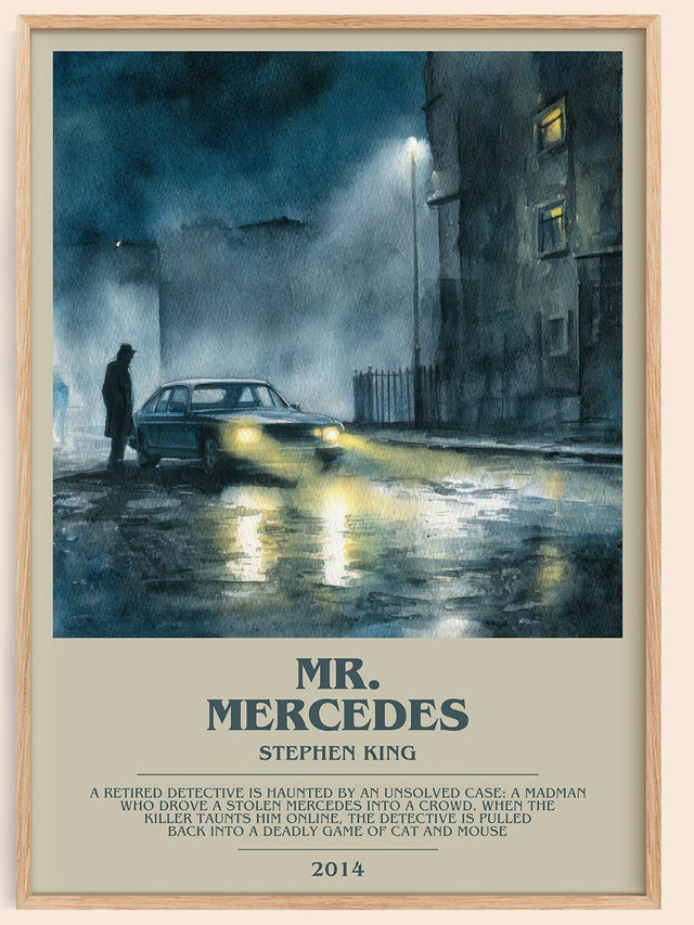Mr. Mercedes Bookish Wall Art by Stephen King