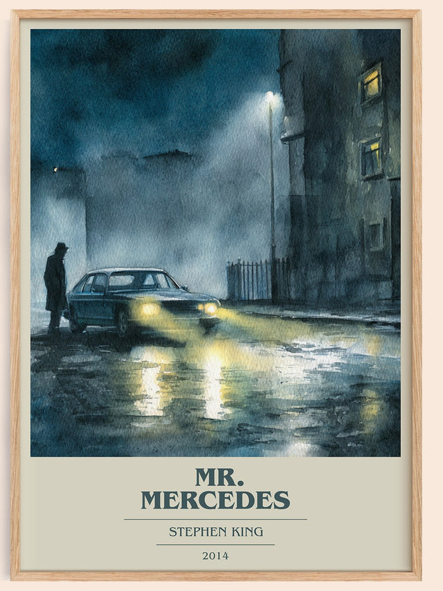 Mr. Mercedes Book Cover Poster by Stephen King