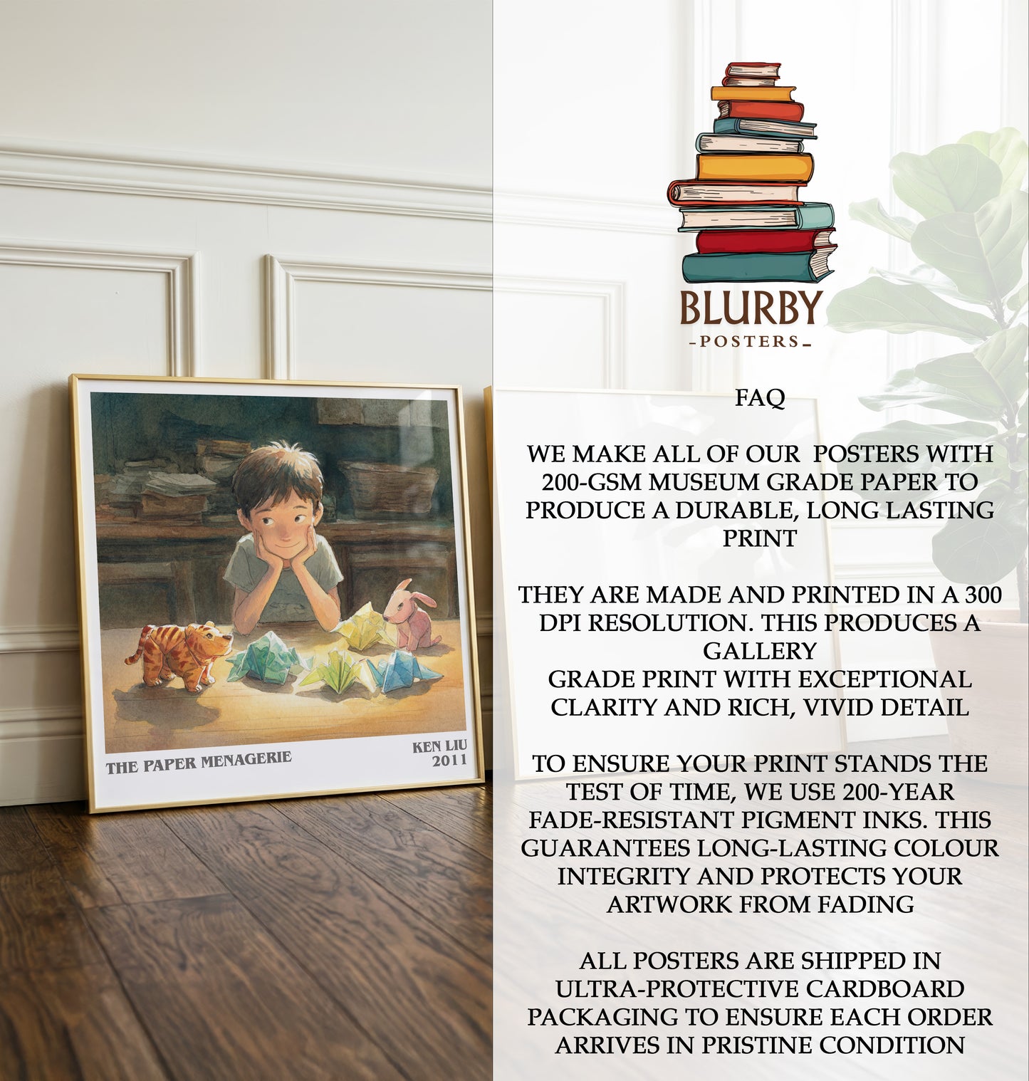 The Paper Menagerie Literary Art Print by Ken Liu