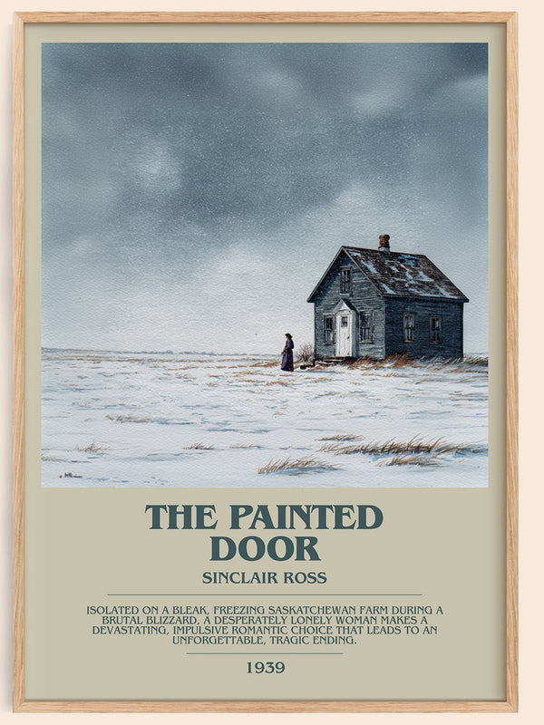 The Painted Door bookish book poster by Sinclair Ross – framed literary art print