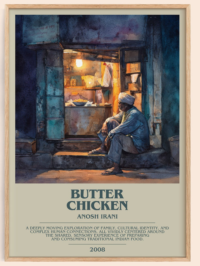 Butter Chicken Bookish Wall Art by Anosh Irani