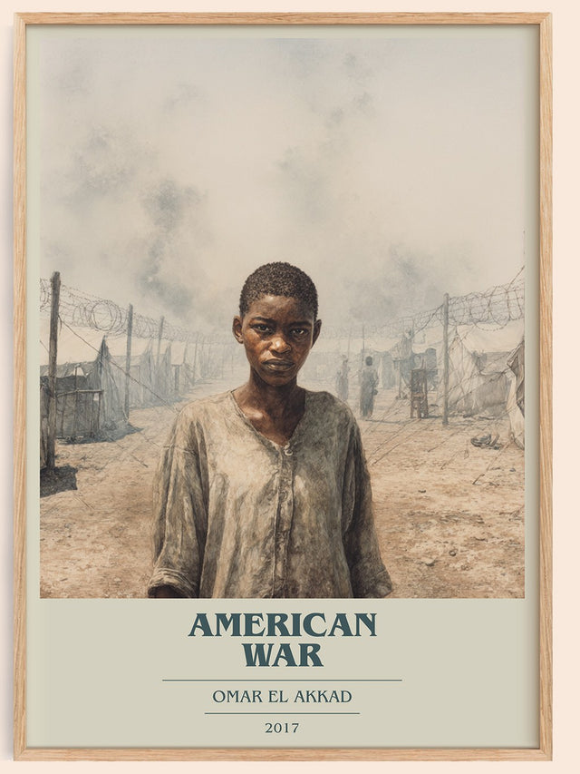 American War Book Cover Poster by Omar El Akkad