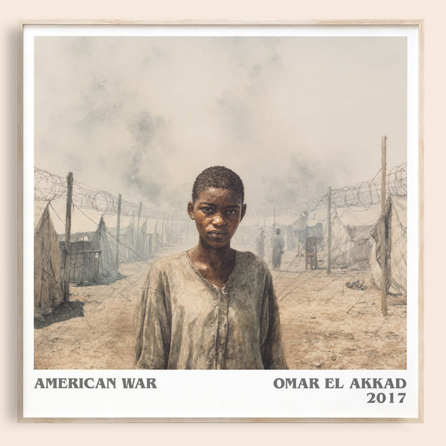 American War Literary Art Print by Omar El Akkad