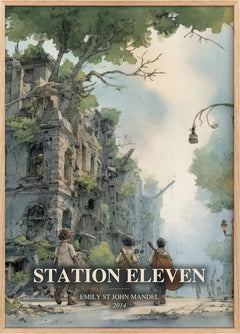 Station Eleven Book Watercolour Illustration by Emily St John Mandel