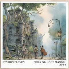 Station Eleven Literary Art Print by Emily St John Mandel