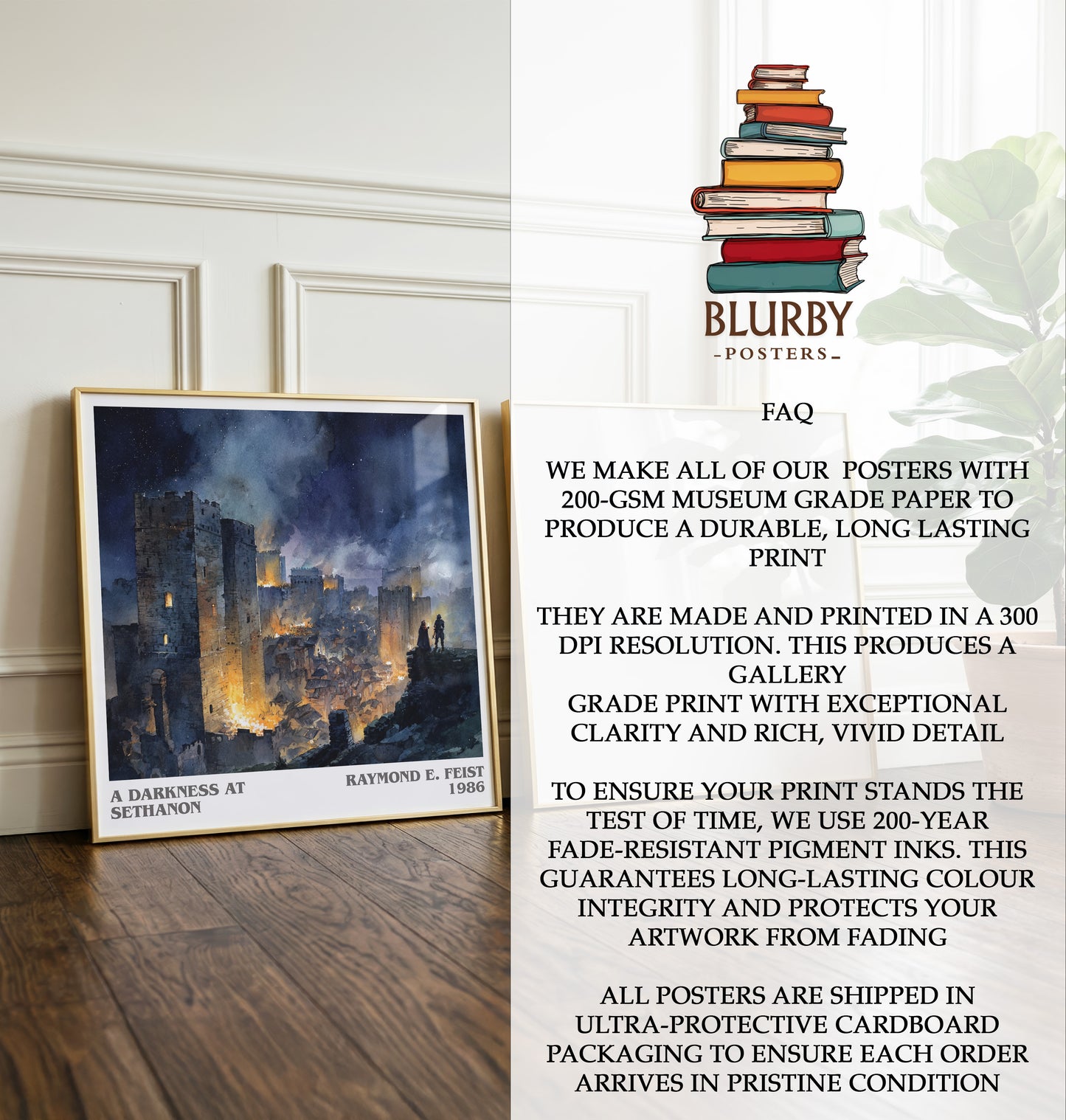 A Darkness at Sethanon Literary Art Print by Raymond E. Feist