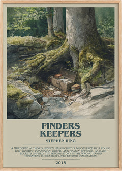 Finders Keepers Bookish Wall Art by Stephen King