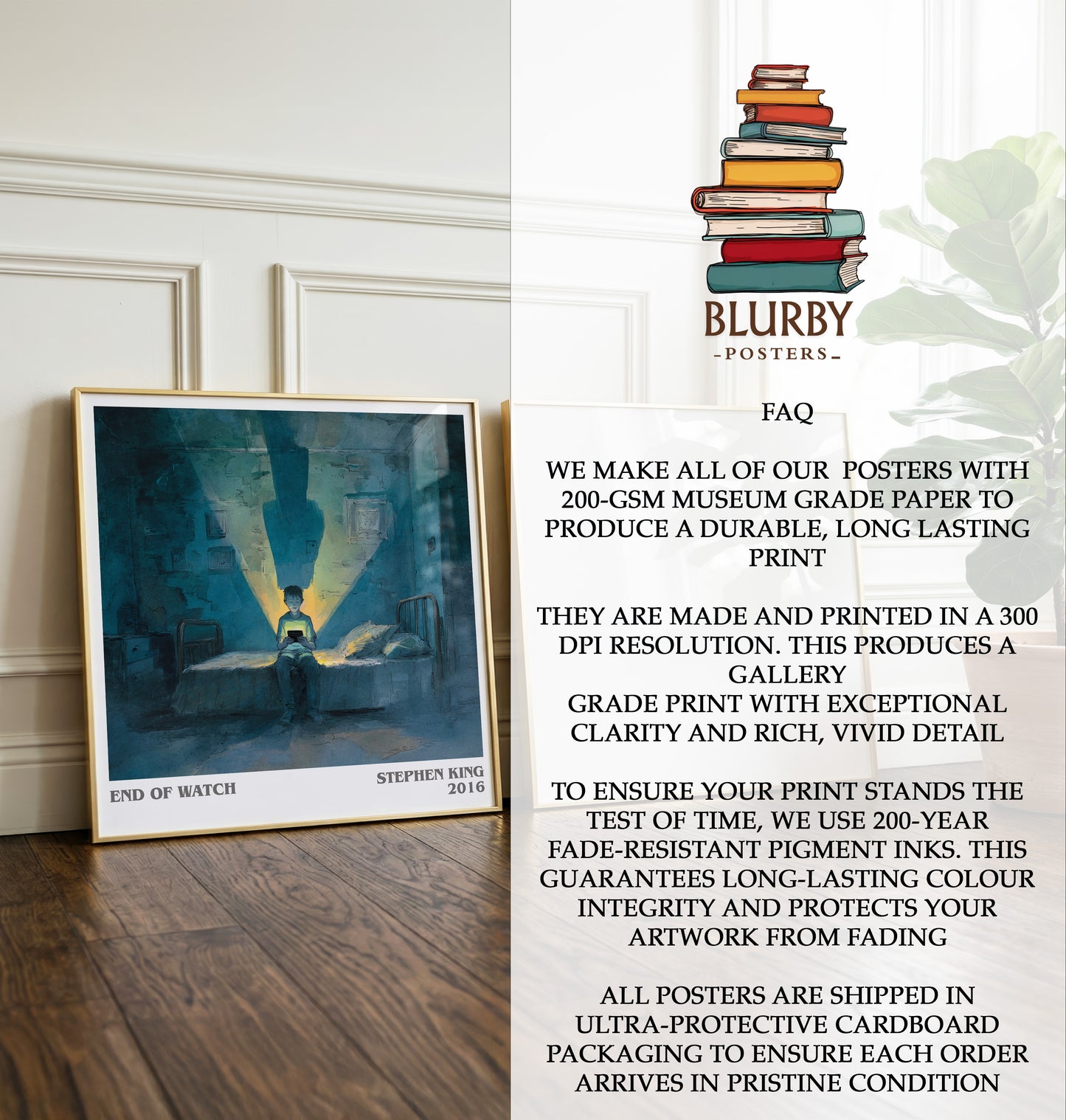 End of Watch Literary Art Print by Stephen King