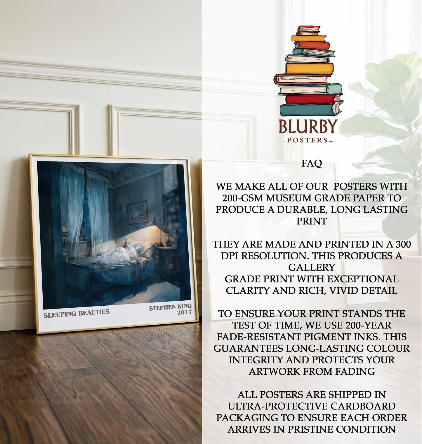 Sleeping Beauties literary literary print detail – Stephen King book art