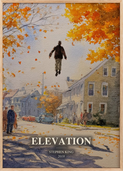 Elevation Book Watercolour Illustration by Stephen King