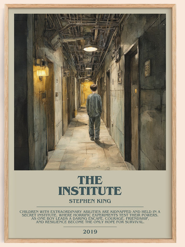 The Institute Bookish Wall Art by Stephen King