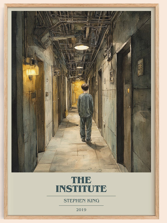 The Institute Book Cover Poster by Stephen King