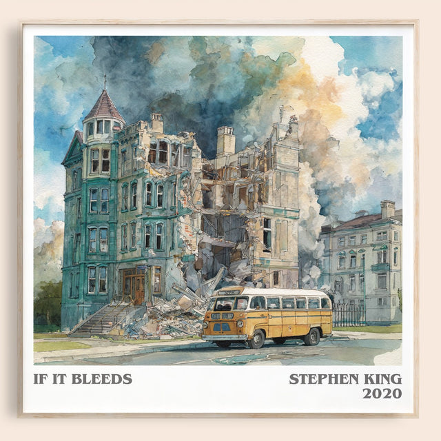 If It Bleeds Literary Art Print by Stephen King