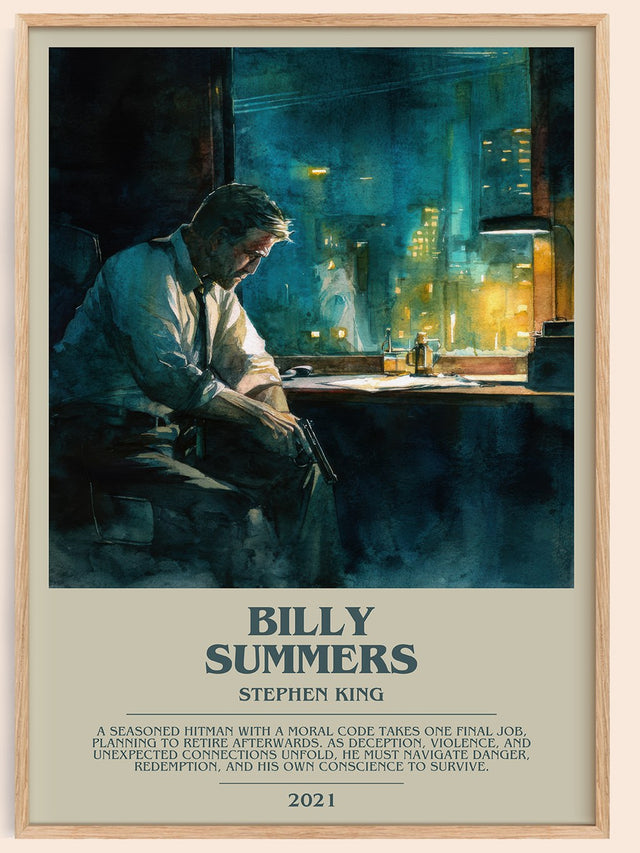 Billy Summers Bookish Wall Art by Stephen King
