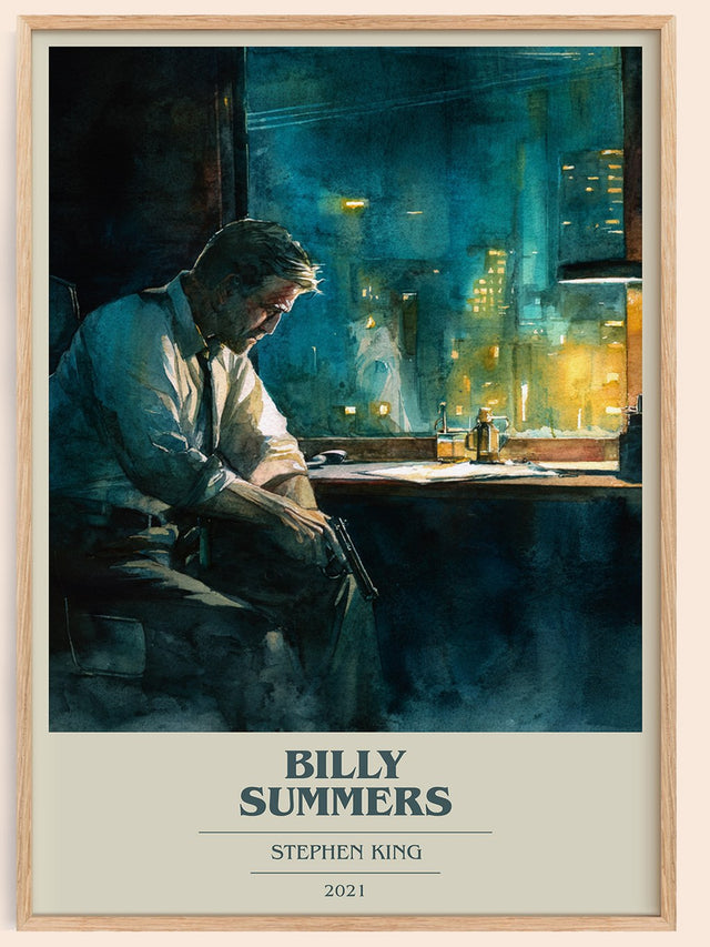 Billy Summers Book Cover Poster by Stephen King