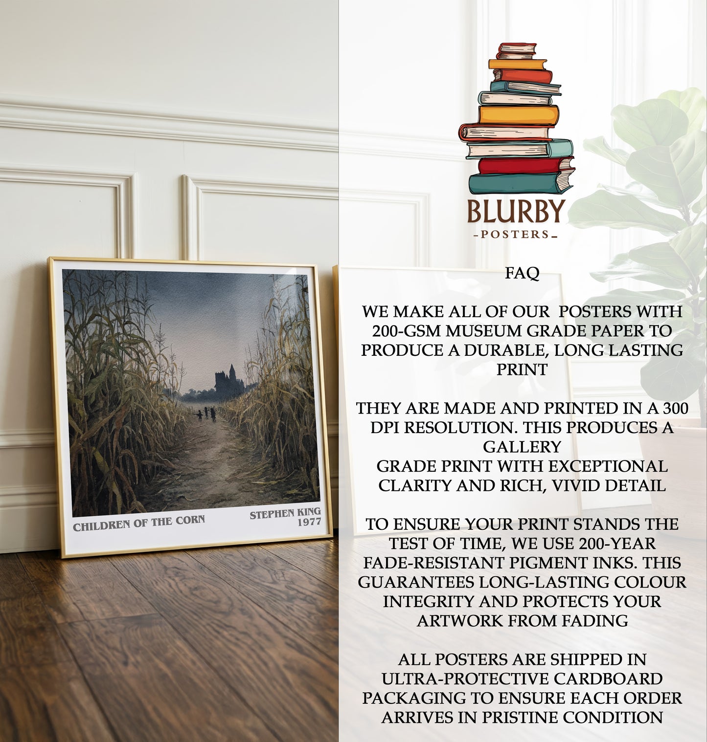 Children of the Corn Literary Art Print by Stephen King