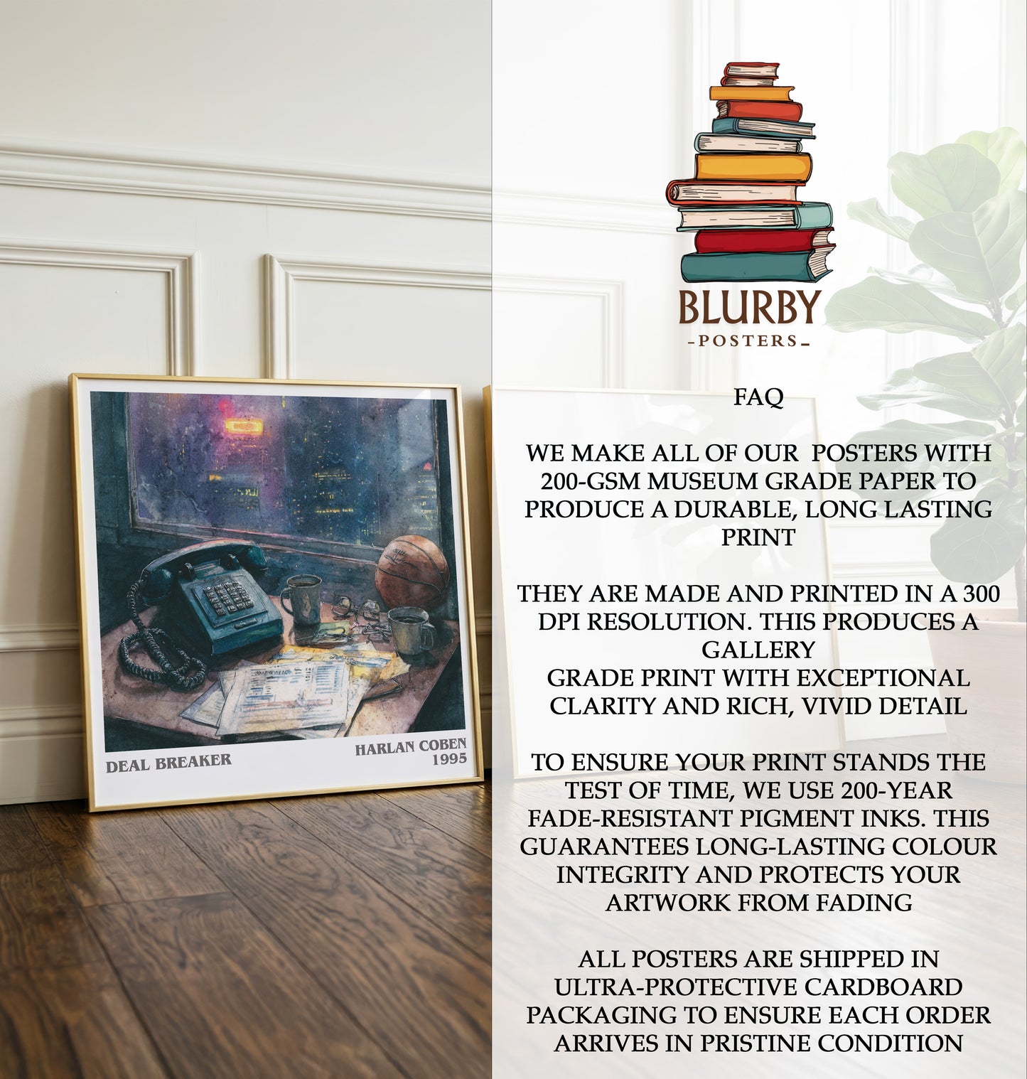 Deal Breaker Literary Art Print by Harlan Coben