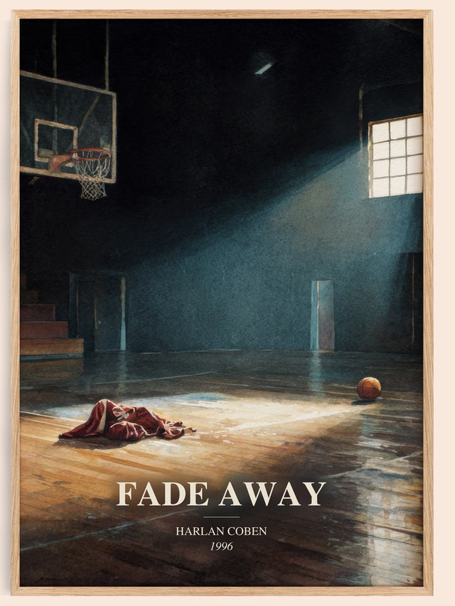 Fade Away Book Watercolour Illustration by Harlan Coben