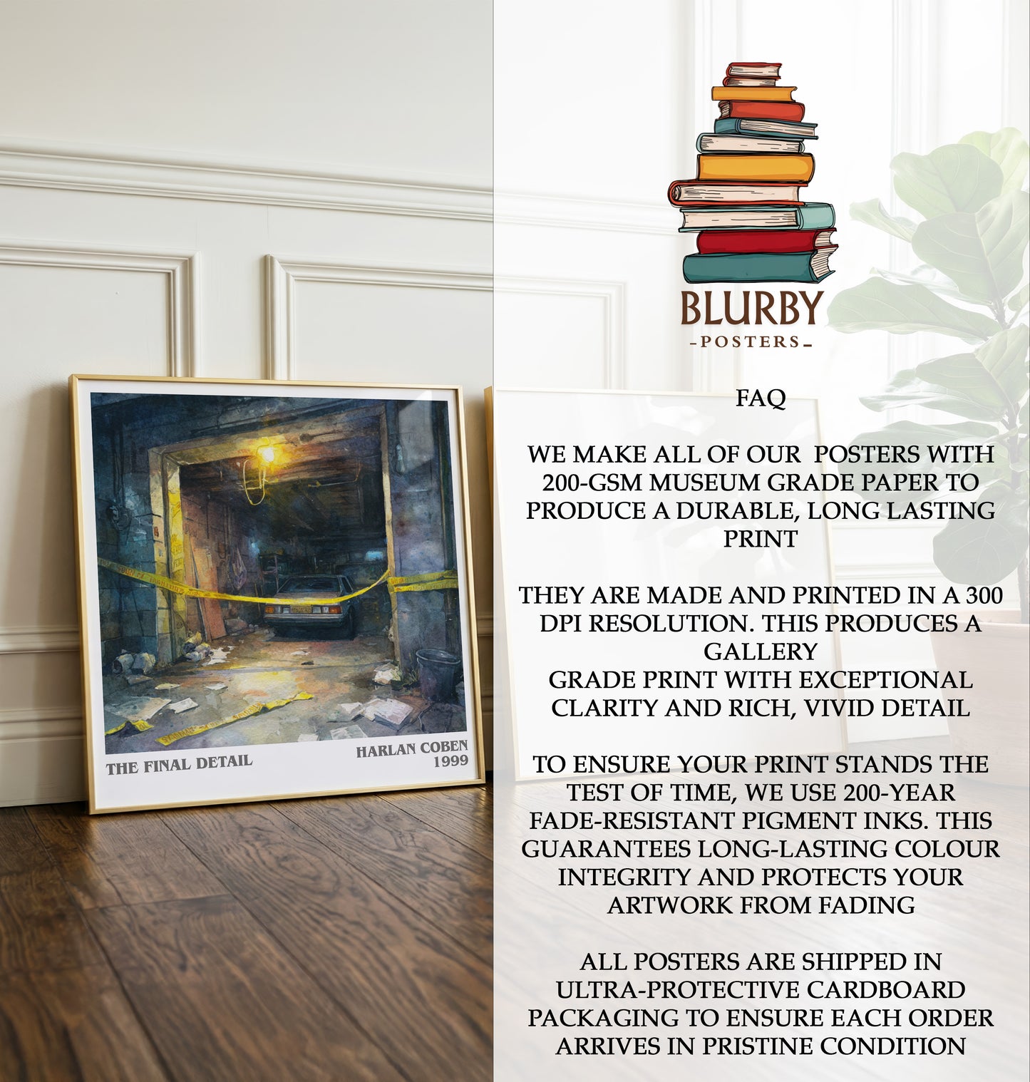 The Final Detail Literary Art Print by Harlan Coben
