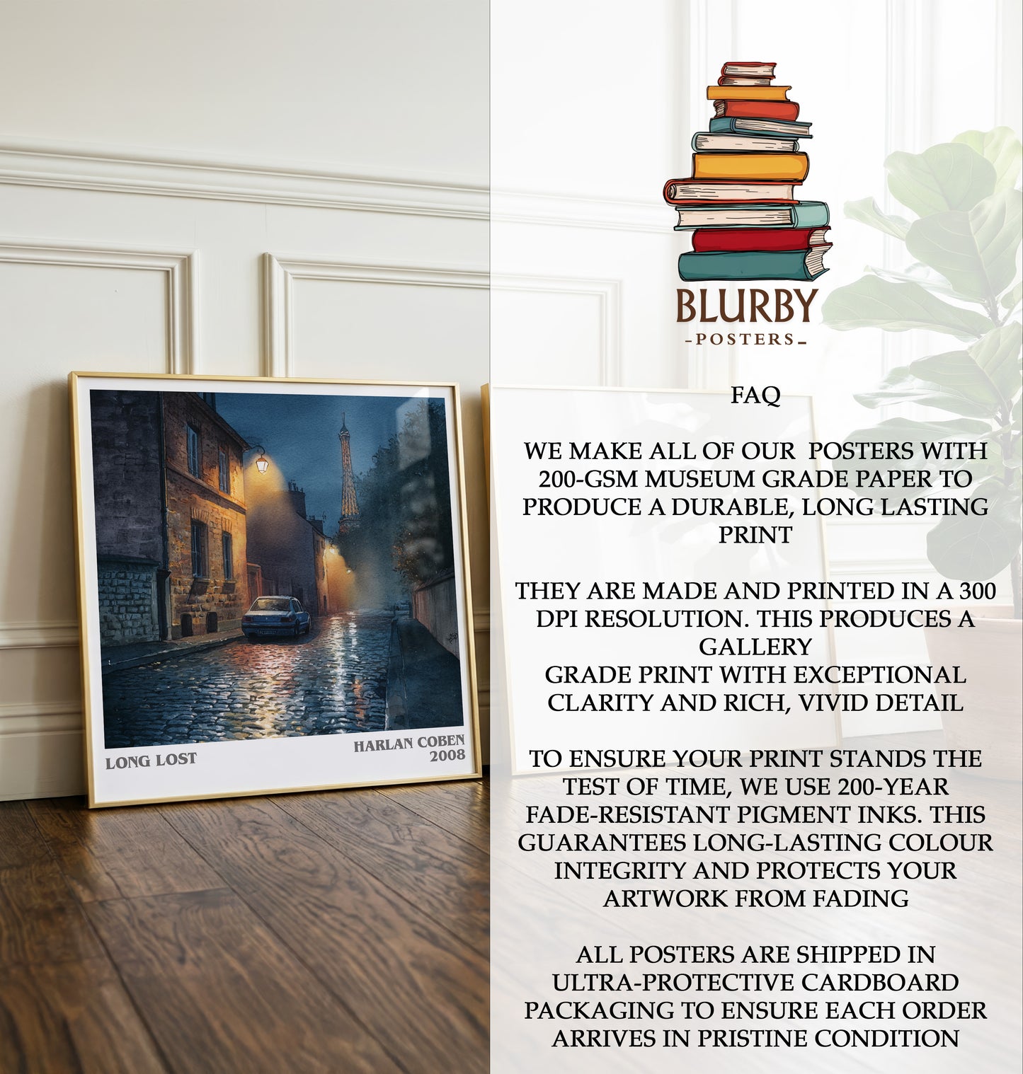 Long Lost Literary Art Print by Harlan Coben
