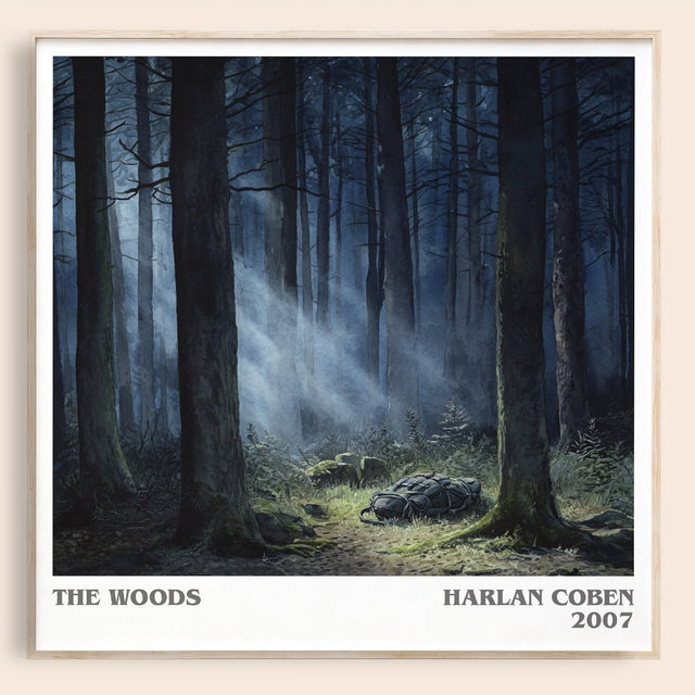 The Woods Literary Art Print by Harlan Coben