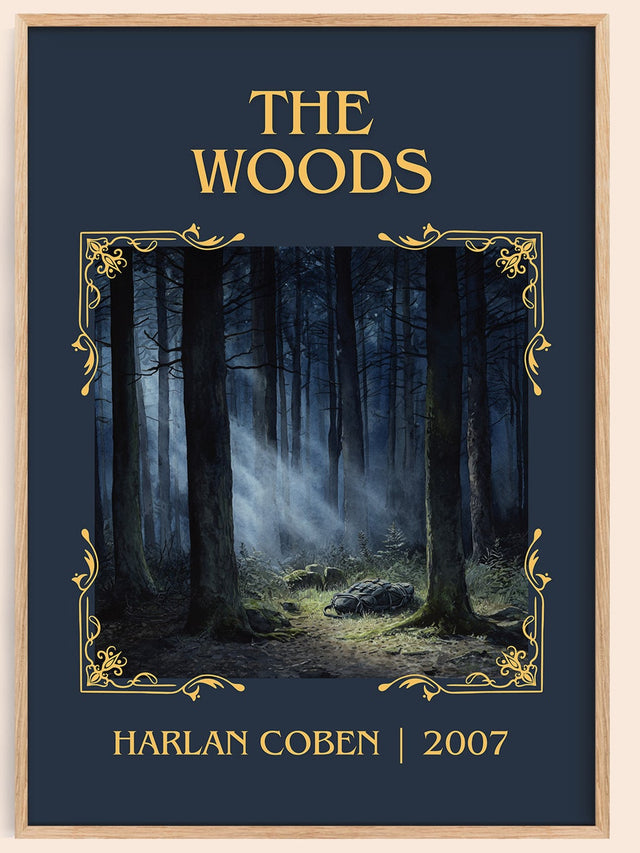 The Woods Classic Book Art Print by Harlan Coben