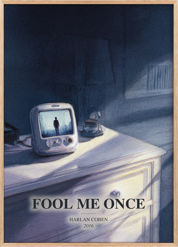 Fool Me Once Book Watercolour Illustration by Harlan Coben