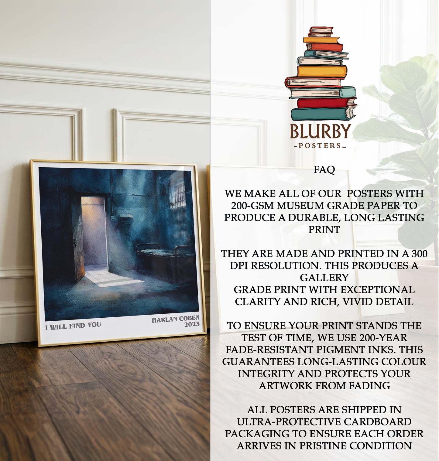 I Will Find You Literary Art Print by Harlan Coben