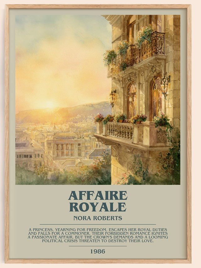 Affaire Royale Bookish Wall Art by Nora Roberts