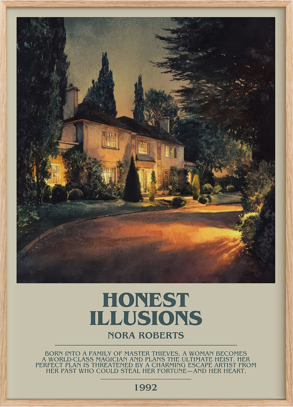 Honest Illusions Bookish Wall Art by Nora Roberts