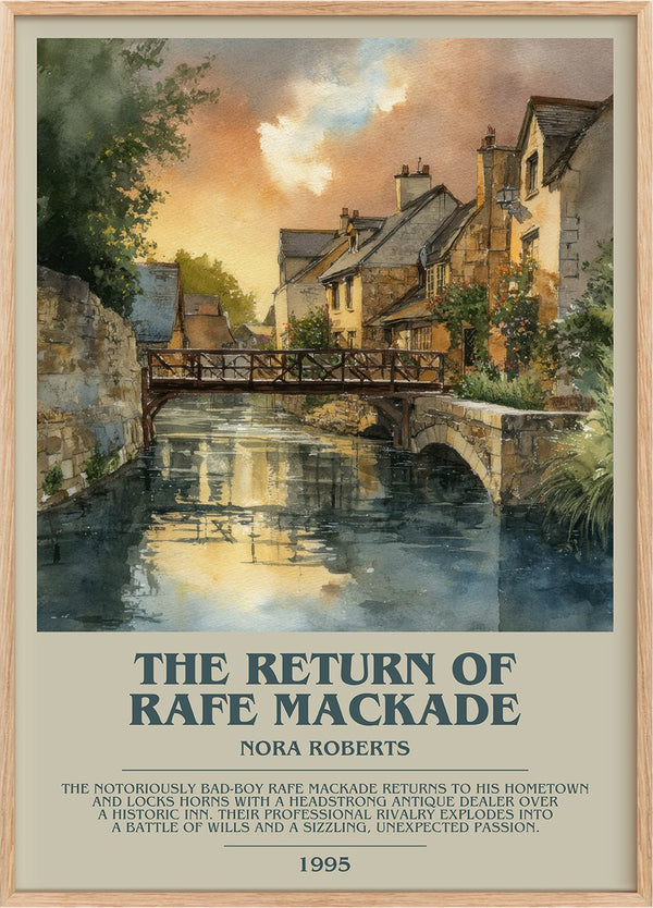 The Return of Rafe MacKade Bookish Wall Art by Nora Roberts