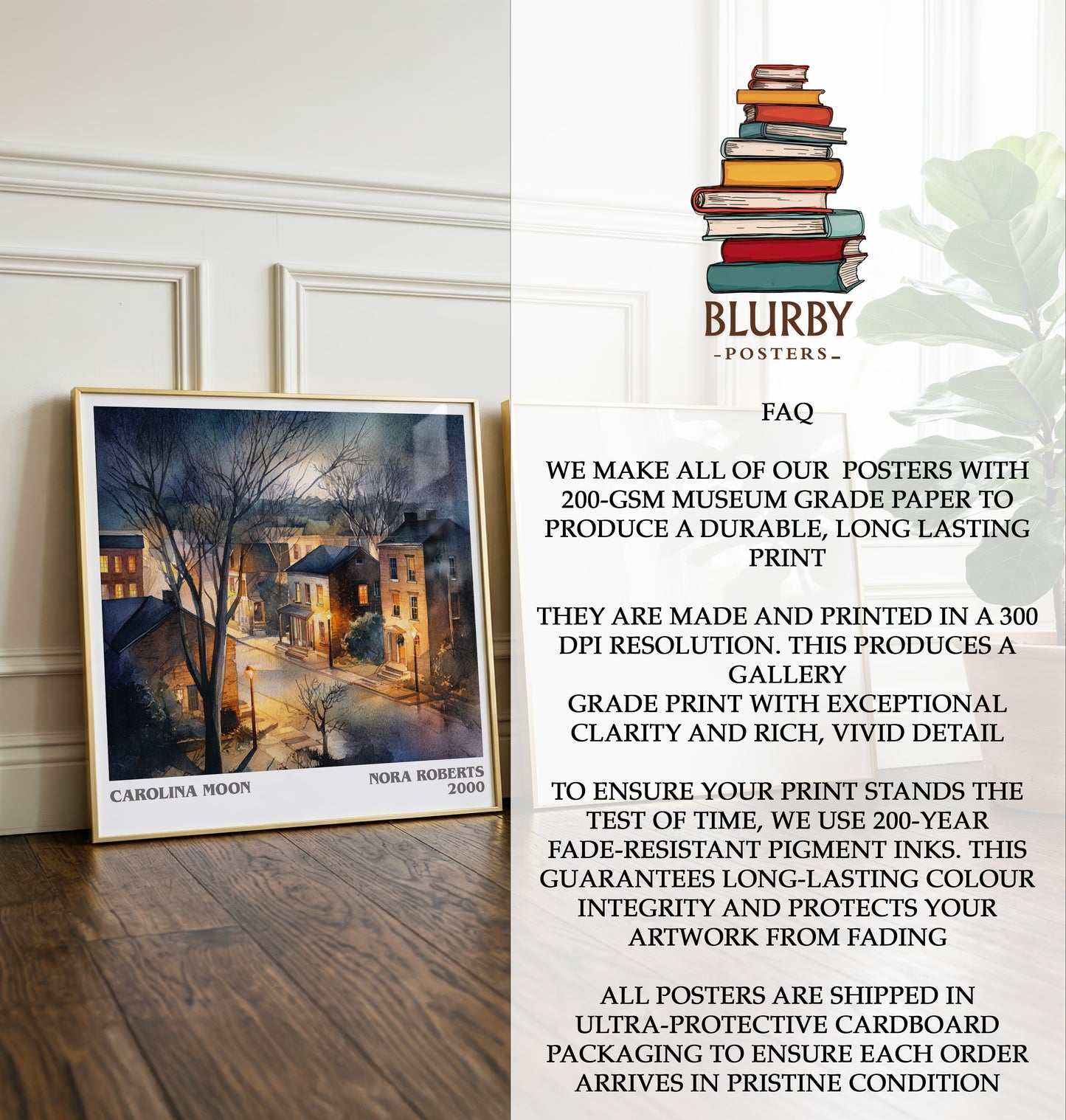 Carolina Moon Literary Art Print by Nora Roberts