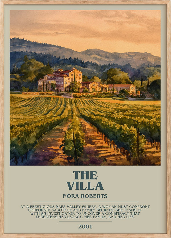 The Villa Bookish Wall Art by Nora Roberts