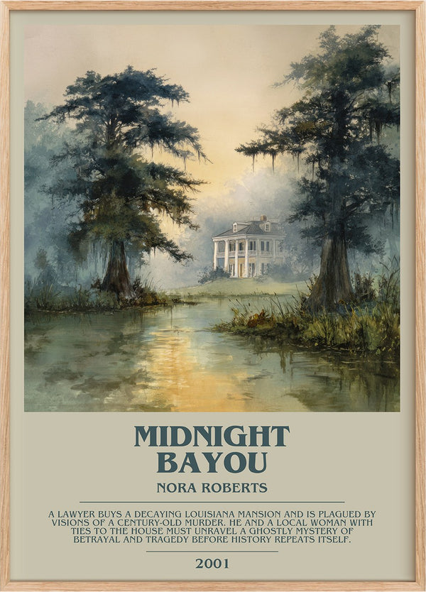 Midnight Bayou Bookish Wall Art by Nora Roberts