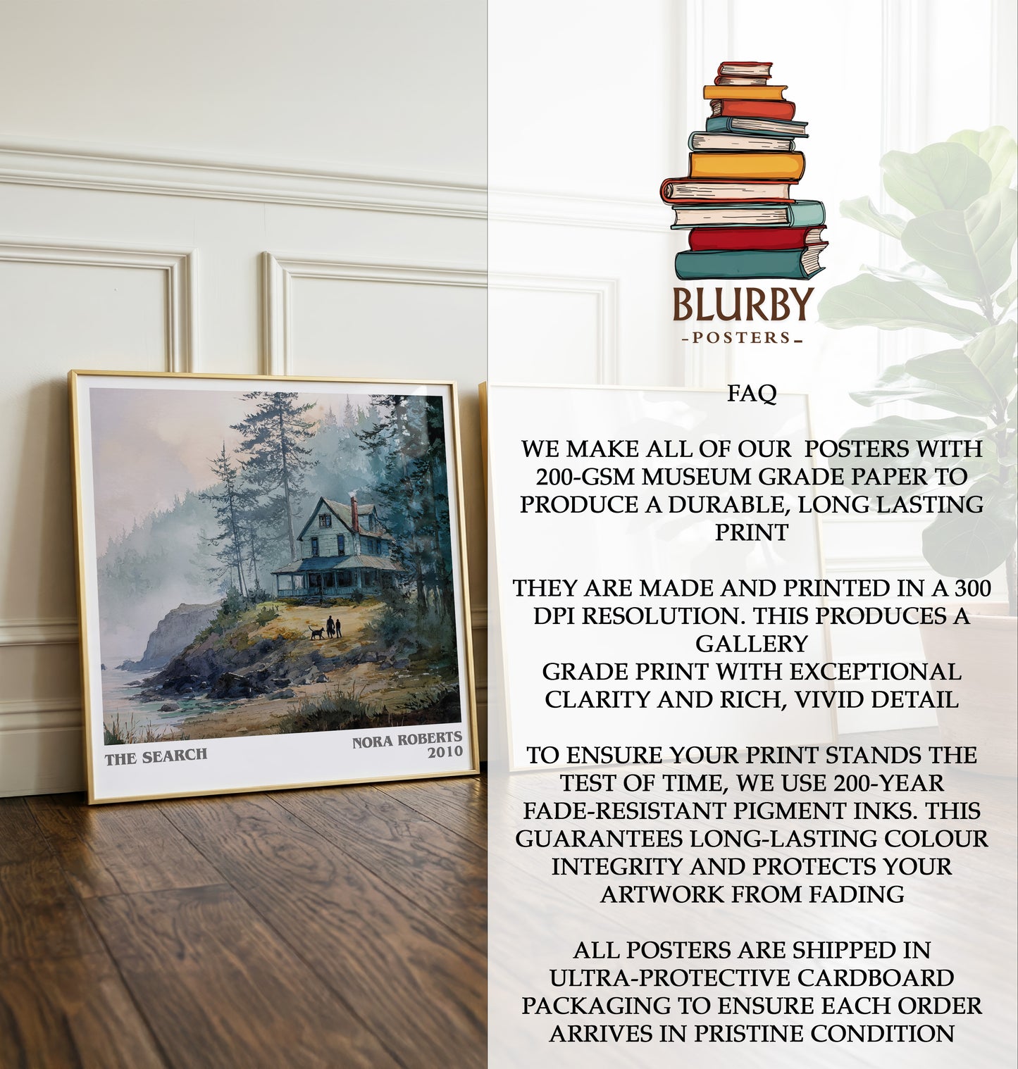 The Search Literary Art Print by Nora Roberts