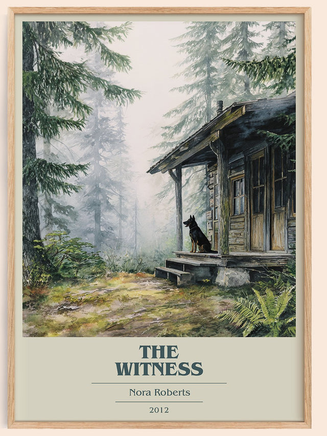 The Witness Book Cover Poster by Nora Roberts