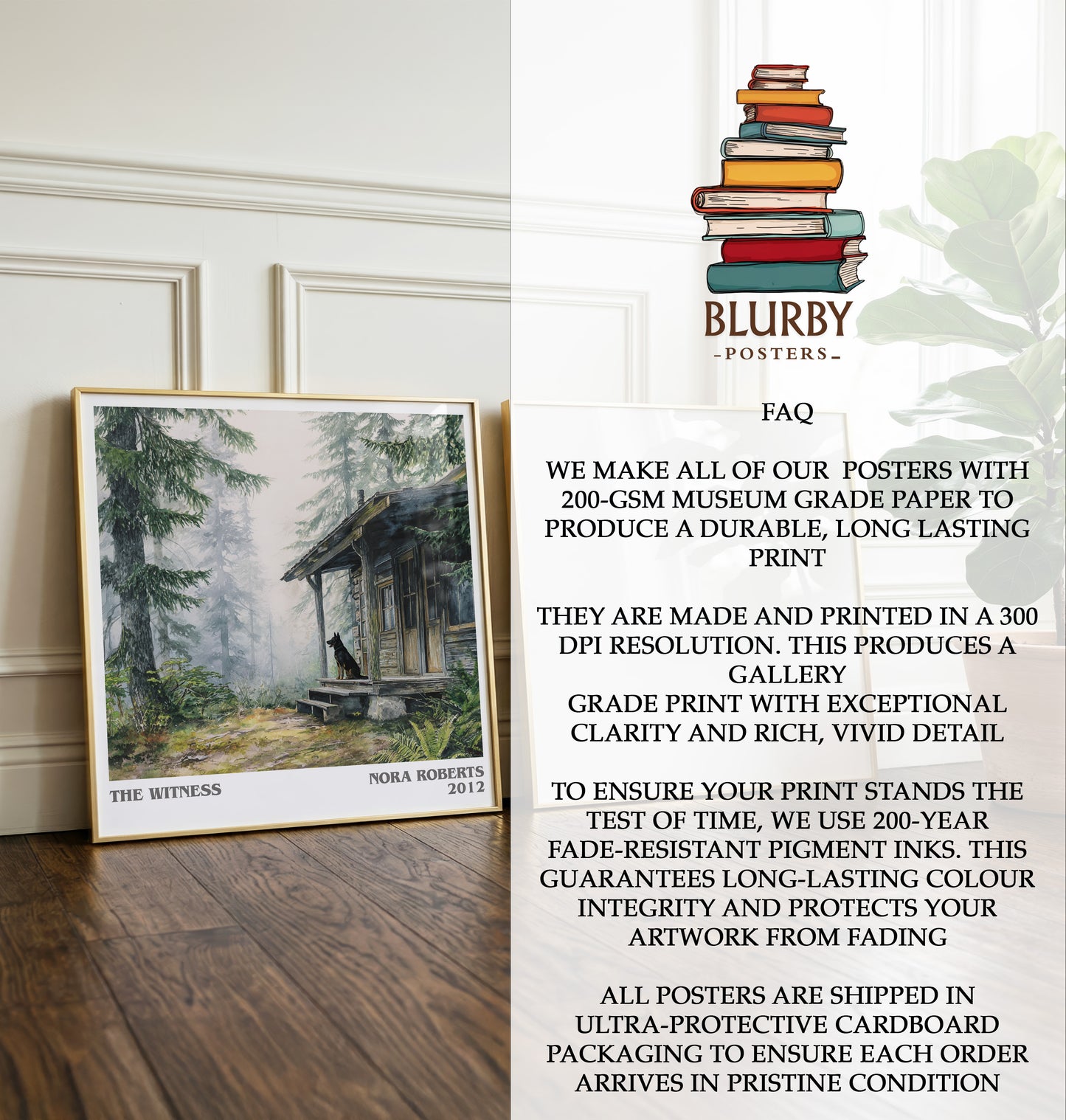 The Witness Literary Art Print by Nora Roberts