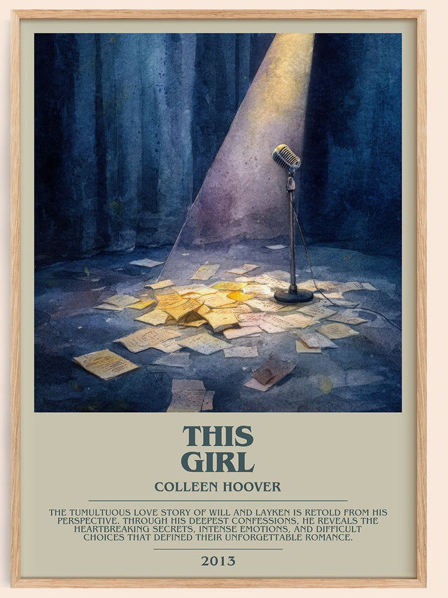 This Girl Bookish Wall Art by Colleen Hoover