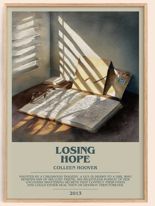 Losing Hope Bookish Wall Art by Colleen Hoover