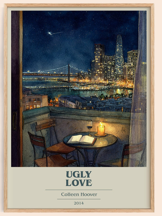 Ugly Love Book Cover Poster by Colleen Hoover