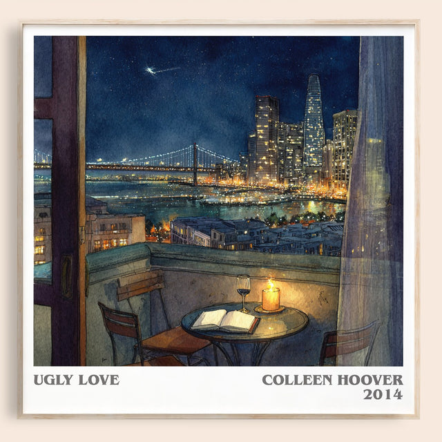 Ugly Love Literary Art Print by Colleen Hoover
