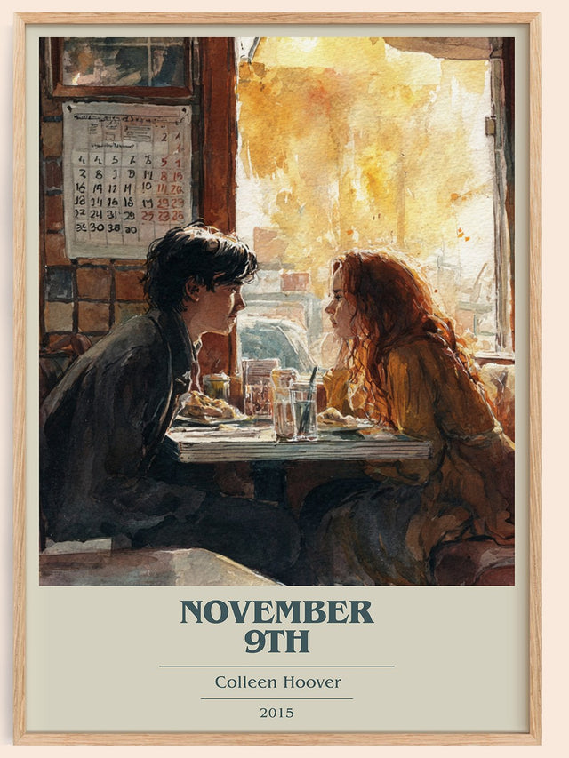 November 9 Book Cover Poster by Colleen Hoover