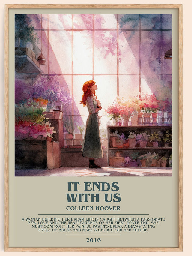 It Ends with Us Bookish Wall Art by Colleen Hoover